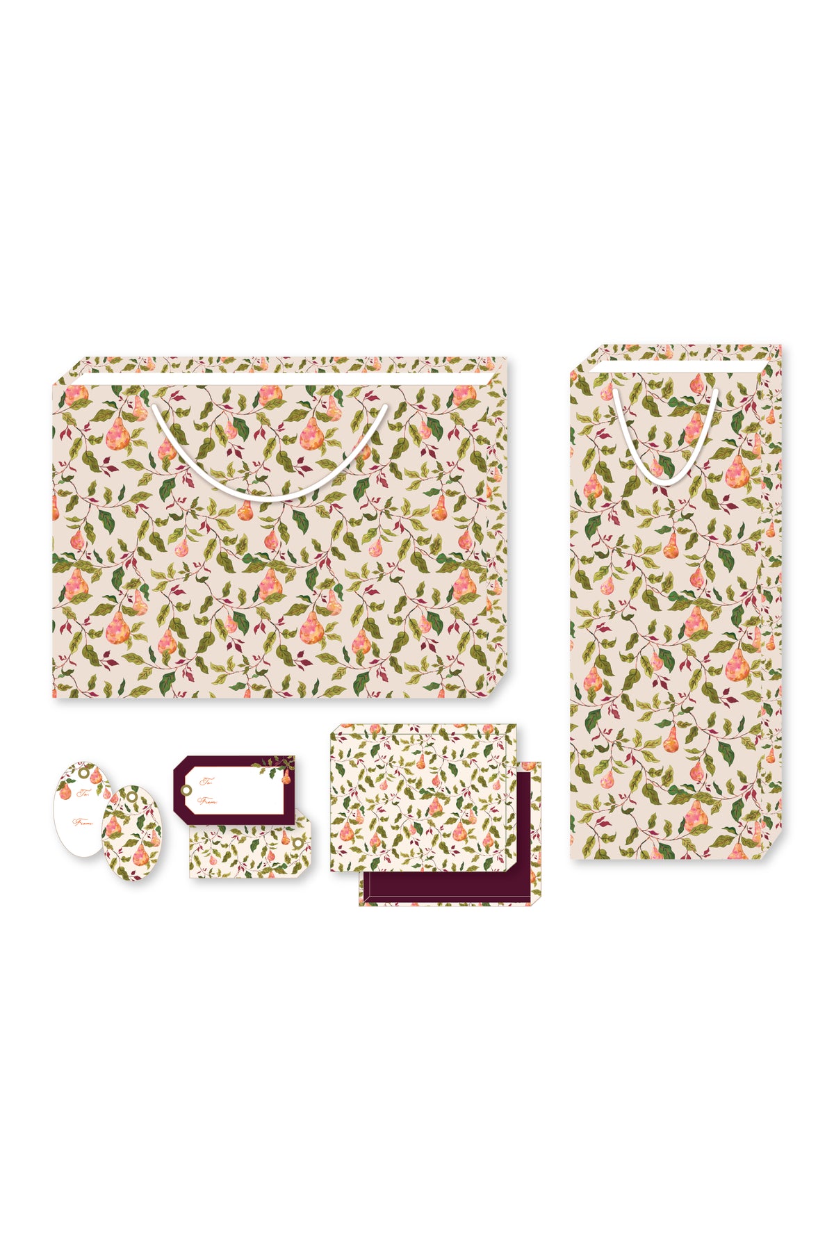 Festive Pear Gift Wrap Bundle